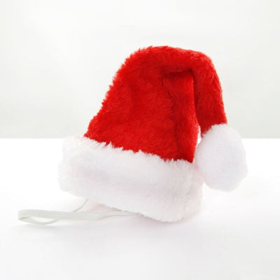 Pet Santa Hat - Christmas Photo Prop | X-Small Mini Size for Cats, Kittens + Small Dogs