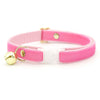 Cat Collar - "Velvet - Candy Pink" - Carnation Pink Velvet Cat Collar / Breakaway Buckle or Non-Breakaway / Cat, Kitten + Small Dog Sizes