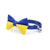 Bow Tie Cat Collar Set - "We Stand With Ukraine - Blue" - Blue & Yellow Ukraine Flag Bow Tie + "Color Collection - Cobalt Blue" Cat Collar / Cat, Kitten, Small Dog Sizes