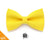 Cat Bow Tie - "Color Collection - Yellow" - Dandelion Yellow Cat Collar Bow Tie / Wedding / Removable (One Size)