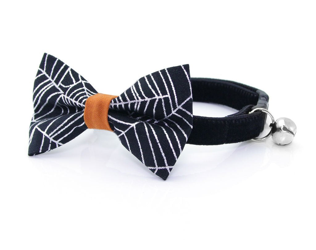 Cat Collar - "Velvet - Onyx" - Black Velvet Cat Collar - Breakaway Buckle or Non-Breakaway / Cat, Kitten + Small Dog Sizes