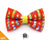 Cat Bow Tie - "Birthday Candles" - Red Party Bowtie / For Cats + Small Dogs / Removable (One Size)