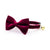 Bow Tie Cat Collar Set - "Velvet - Merlot" - Wine Velvet Cat Collar w/ Matching Bowtie (Removable) / Wedding