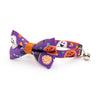 Bow Tie Cat Collar Set - "Witch's Brew" - Halloween Cat Collar w/ Matching Bowtie (Removable)