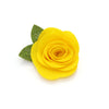 Cat Collar + Flower Set - "Hazel" - Green Floral Cat Collar w/ Yellow Felt Flower (Detachable)