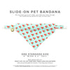 Pet Bandana - "Watermelon Pops" - Fruit Bandana for Cat + Small Dog / Food, Popsicle, Summer, Fun / Slide-on Bandana / Over-the-Collar