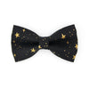Rifle Paper Co® Bow Tie Cat Collar Set - "Noir" - Black & Gold Star Cat Collar w/ Matching Bowtie / Cat, Kitten, Small Dog Sizes
