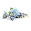 Rifle Paper Co® Pet Bow Tie - "Indigo Garden" - Blue Floral Bow Tie for Cat/ Spring + Summer / For Cats + Small Dogs (One Size)