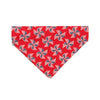 Fourth of July Cat Bandana - "Pinwheels Red" - Patriotic Bandana for Cat + Small Dog / Independence Day / Slide-on Bandana / Over-the-Collar (One Size)