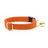 Bow Tie Cat Collar Set - "Color Collection - Orange" - Solid Orange Cat Collar w /  Matching Bowtie / Wedding / Cat, Kitten, Small Dog Sizes