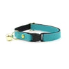 Bow Tie Cat Collar Set - "Color Collection - Teal" - Solid Teal Cat Collar w /  Matching Bowtie / Wedding / Cat, Kitten, Small Dog Sizes