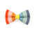 Pet Bow Tie - "Carousel" - Rainbow Striped Cat Bow Tie / Summer, LGBTQ+ Pride, Birthday / For Cats + Small Dogs (One Size)