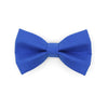 Pet Bow Tie - "Color Collection - Cobalt Blue" - Solid Color Royal Blue Cat Bow Tie / Wedding Pet Bowtie / For Cats + Small Dogs (One Size)