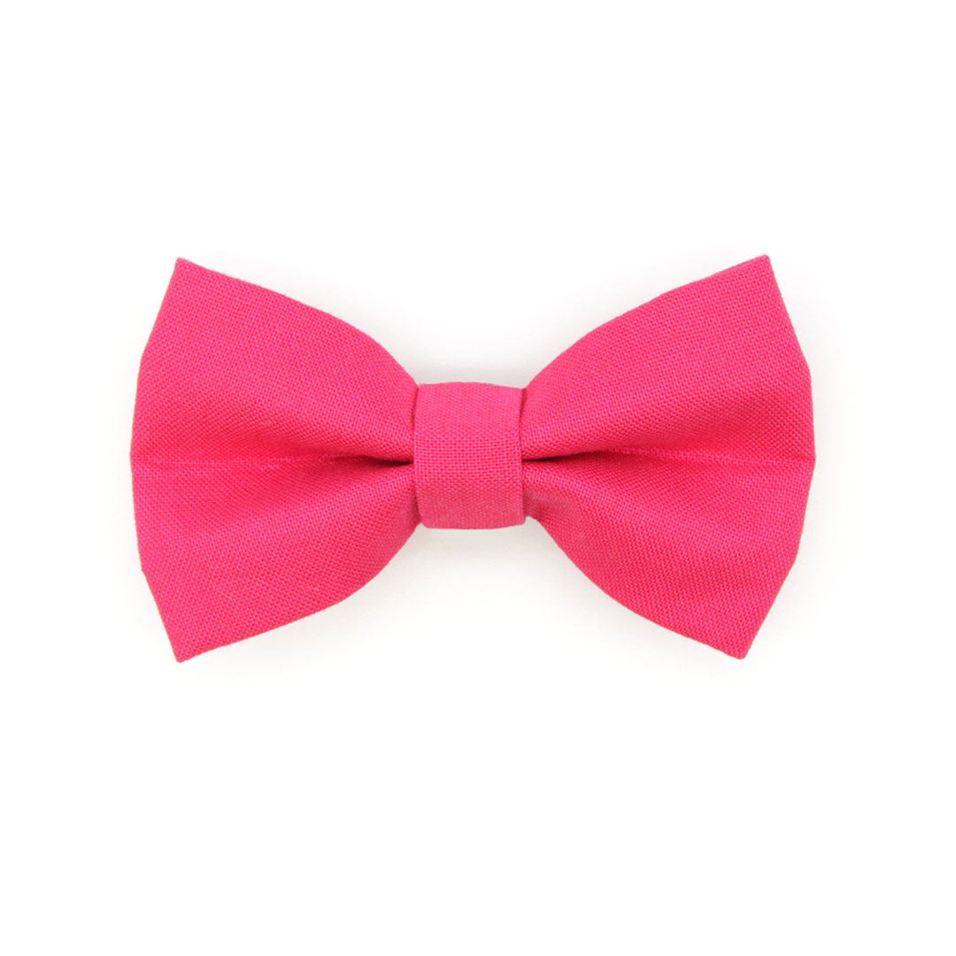 Pet Bow Tie - Color Collection - Pastel Pink - Baby Pink Cat Collar Bow  Tie / Kitten Bow / Dog Bowtie / Wedding / Removable (One Size)