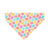 Pet Bandana - "Candy Eggs" - Colorful Easter Eggs Bandana for Cat + Small Dog / Easter / Slide-on Bandana / Over-the-Collar (One Size)