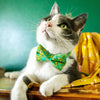 Cat Collar - "Oasis" - Paisley Green Cat Collar / Breakaway Buckle or Non-Breakaway / Cat, Kitten + Small Dog Sizes