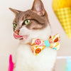 Pet Bow Tie - "Ice Cream Party" - Dessert Cat Bow Tie / Summer, Food, Birthday / For Cats + Small Dogs (One Size)