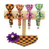 Bow Tie Cat Collar Set - "Hocus Pocus - Orange" - Halloween Cat Collar w/ Matching Bowtie / Witch, Binx, Cauldron, Sanderson / Cat, Kitten, Small Dog Sizes Sizes