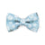 Pet Bow Tie - "Snowflakes - Frosty Blue" - Light Blue Snowflake Cat Bow Tie / Christmas, Winter, Solstice / For Cats + Small Dogs (One Size)