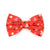 Pet Bow Tie - "Cupid's Arrow" - Red Heart Valentine's Day Cat Bow Tie / For Cats + Small Dogs (One Size)