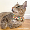 Pet Bow Tie - "Breakfast Club" - Bacon, Eggs & Toast Cat Bow Tie / Food / For Cats + Small Dogs (One Size)