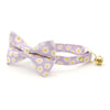 Cat Collar - "Daisies - Purple" - Floral Cat Collar / Spring, Easter, Summer, Daisy / Breakaway Buckle or Non-Breakaway / Cat, Kitten + Small Dog Sizes
