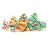 Pet Bow Tie - "Carmel" - Mint Green Plaid Cat Bow Tie / Spring, Summer, Easter, Wedding / For Cats + Small Dogs (One Size)