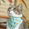 Cat Collar - "Birds of a Feather" - Robin's Egg Blue Bird Cat Collar / Bird Lover / Breakaway Buckle or Non-Breakaway / Cat, Kitten + Small Dog Sizes