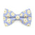 Pet Bow Tie - "Capri" - Rifle Paper Co® Metallic Gold & Periwinkle Cat Bow / For Cats + Small Dogs (One Size)
