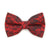 Pet Bow Tie - "Immortal" - Gothic Black & Red Cat Bow / Halloween, Vampire, Victorian, Wedding / For Cats + Small Dogs (One Size)