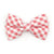 Pet Bow Tie - "Coquette" - Gingham Pink Bow Tie / Spring, Easter, Wedding / For Cats + Small Dogs (One Size)