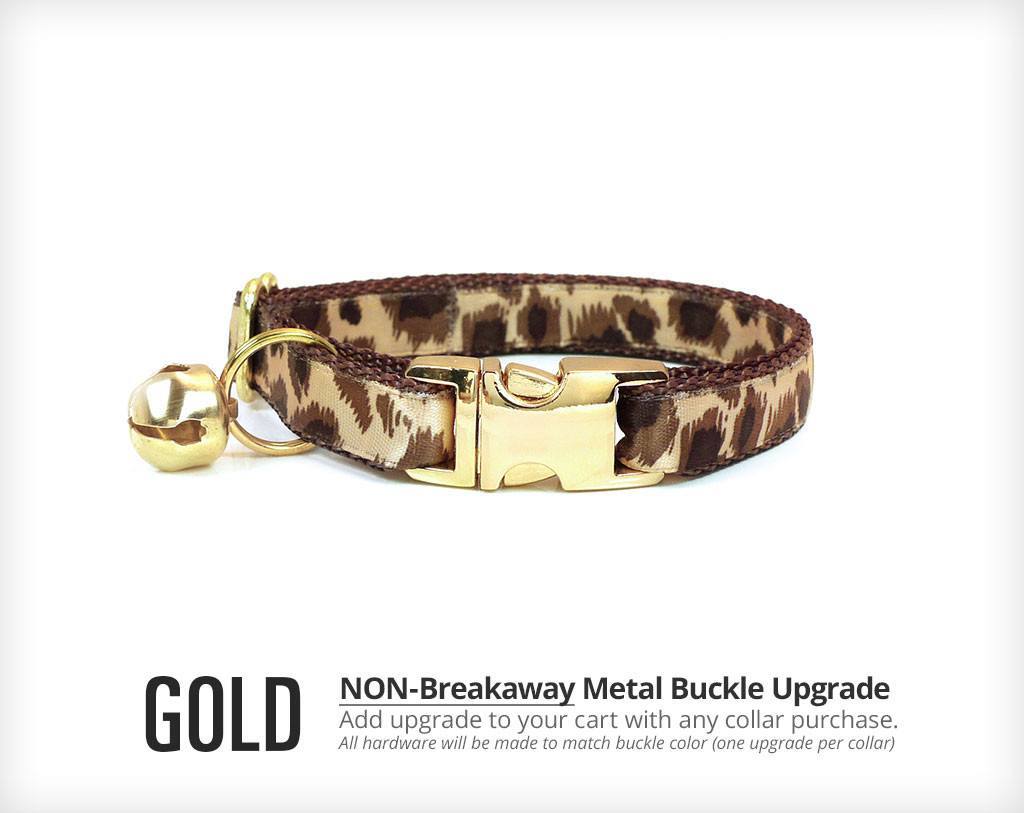 Pet Collar Upgrade - Metal Buckle Upgrade - Gold Or Silver - Add To Any Collar Order