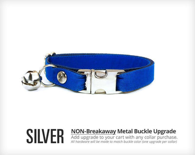 Pet Collar Upgrade - Metal Buckle Upgrade - Gold Or Silver - Add To Any Collar Order